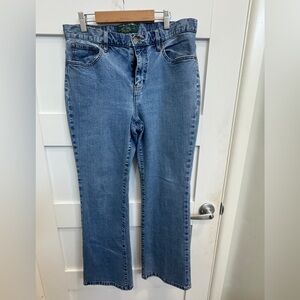 Ralph Lauren Women's Straight Leg Blue Jeans